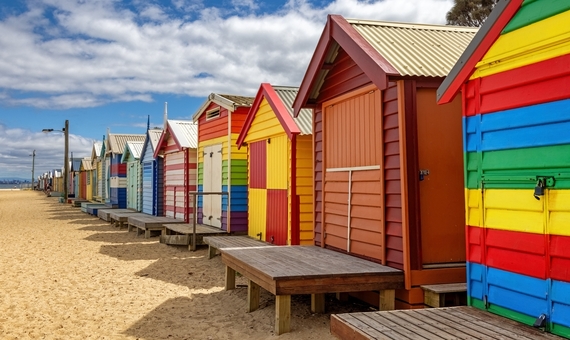 濱海彩虹小屋 Brighton Beach
